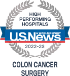 US News Colon Cancer badge
